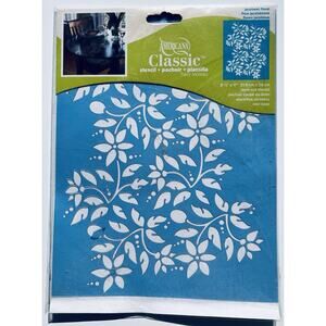DecoArt AMERICANA Stencil JACOBEAN FLORAL 8.5”x 11” NEW Sealed